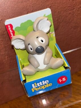Fisher Price Little People Koala Figure - Gray & White